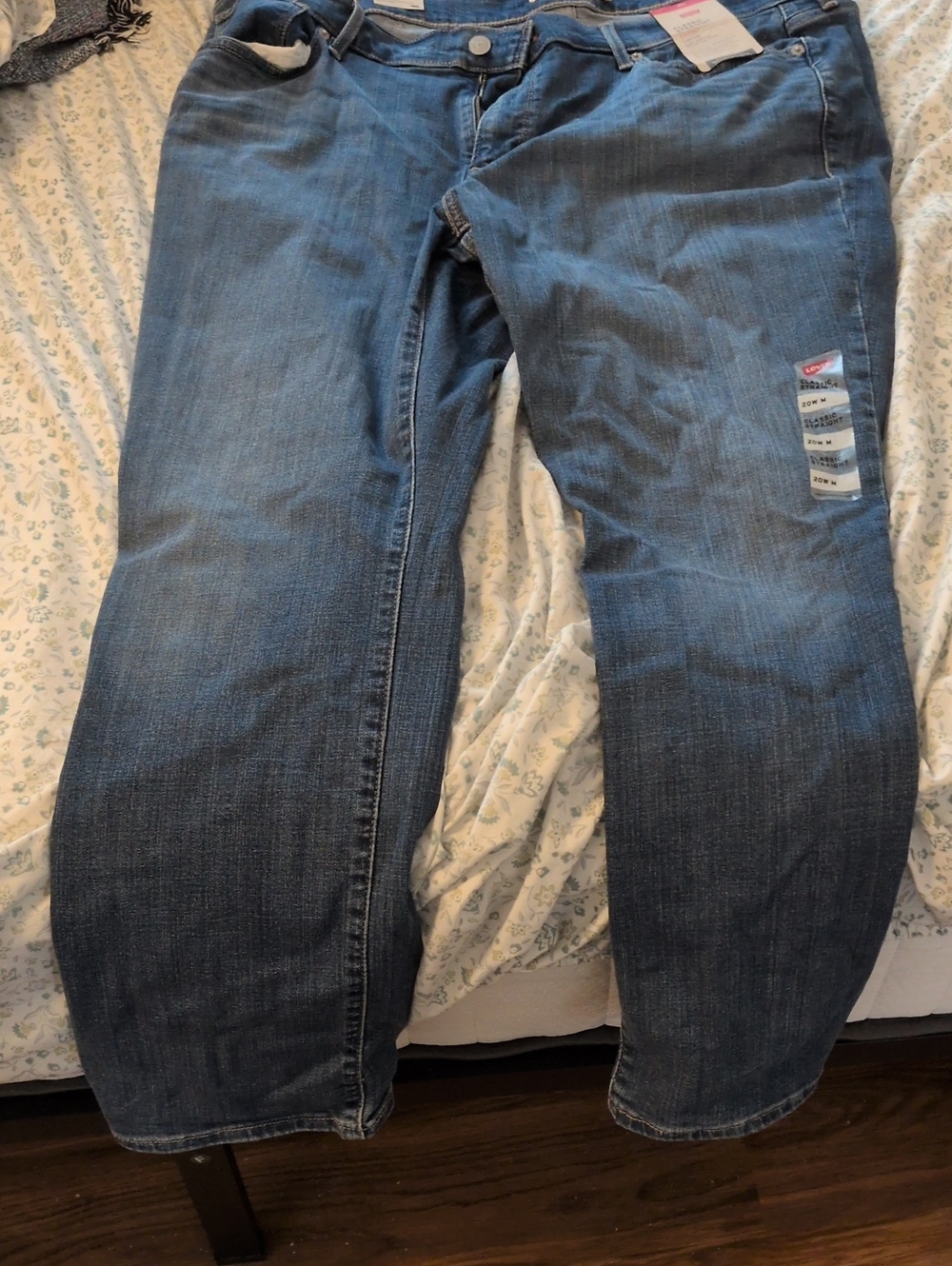 Women's Blue Denim Jeans - Classic Straight Fit
